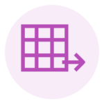 Icon representing a move away from marketplace selling towards a better model.
